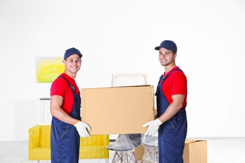 Removal team planning a residential move in Westminster with careful loading access