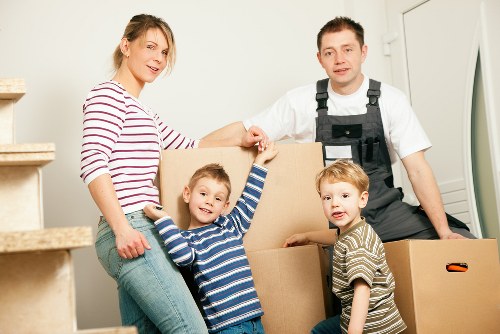 Professional removals team handling a flat move in Westminster