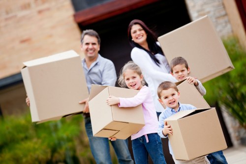 Moving van parked for a Westminster same day removals job near central London streets