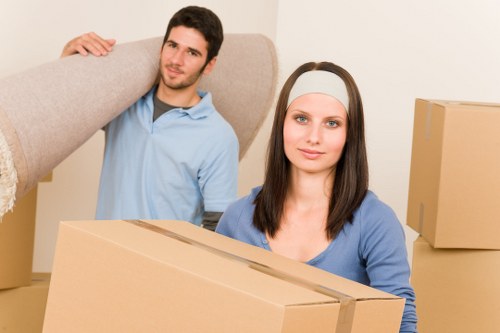 Westminster moving truck helping with residential transport